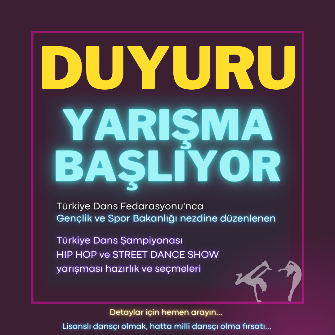 Hip-Hop Dans yarmas balyor. Hemen harekete geç.